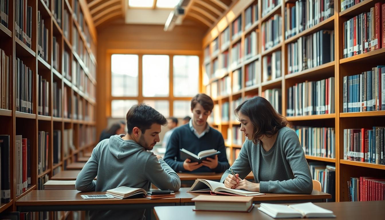 University campus and academic atmosphere in Lisbon
